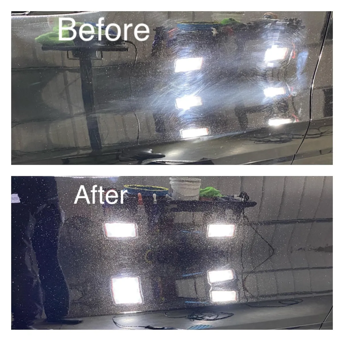 Paint correction before and after